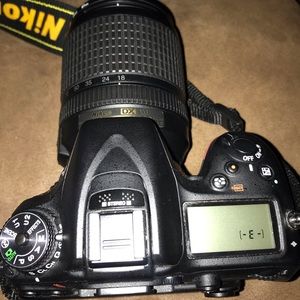 Nikon Camera with Wide angle zoom lens .